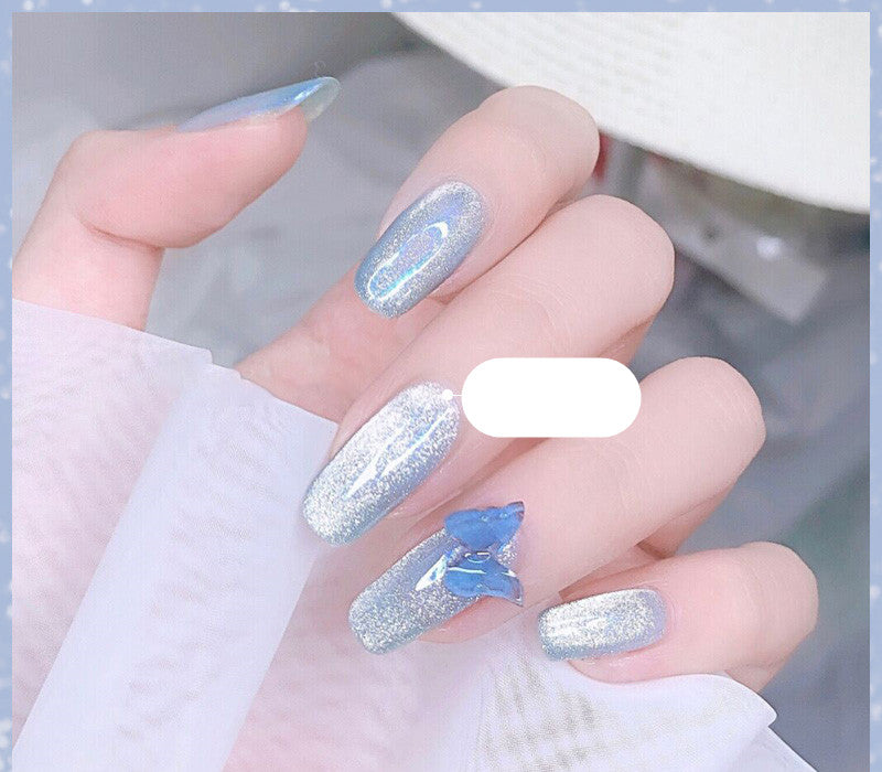 Milk Tea Crystal Stone Cat Eye Nagellack – Bild 9 | LuxeStyle