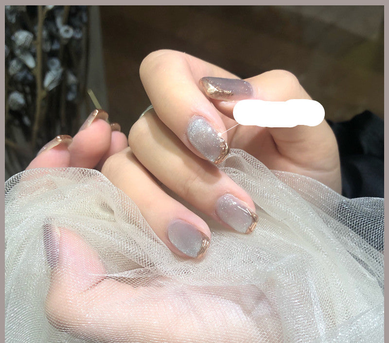 Milk Tea Crystal Stone Cat Eye Nagellack – Bild 8 | LuxeStyle