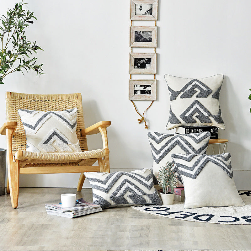 Wind Kissen Sofa Kissen Retro Wind Getuftetes Kissen – Bild 4 | LuxeStyle