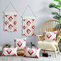 Gepolstertes Kissen mit geometrischem Muster | LuxeStyle