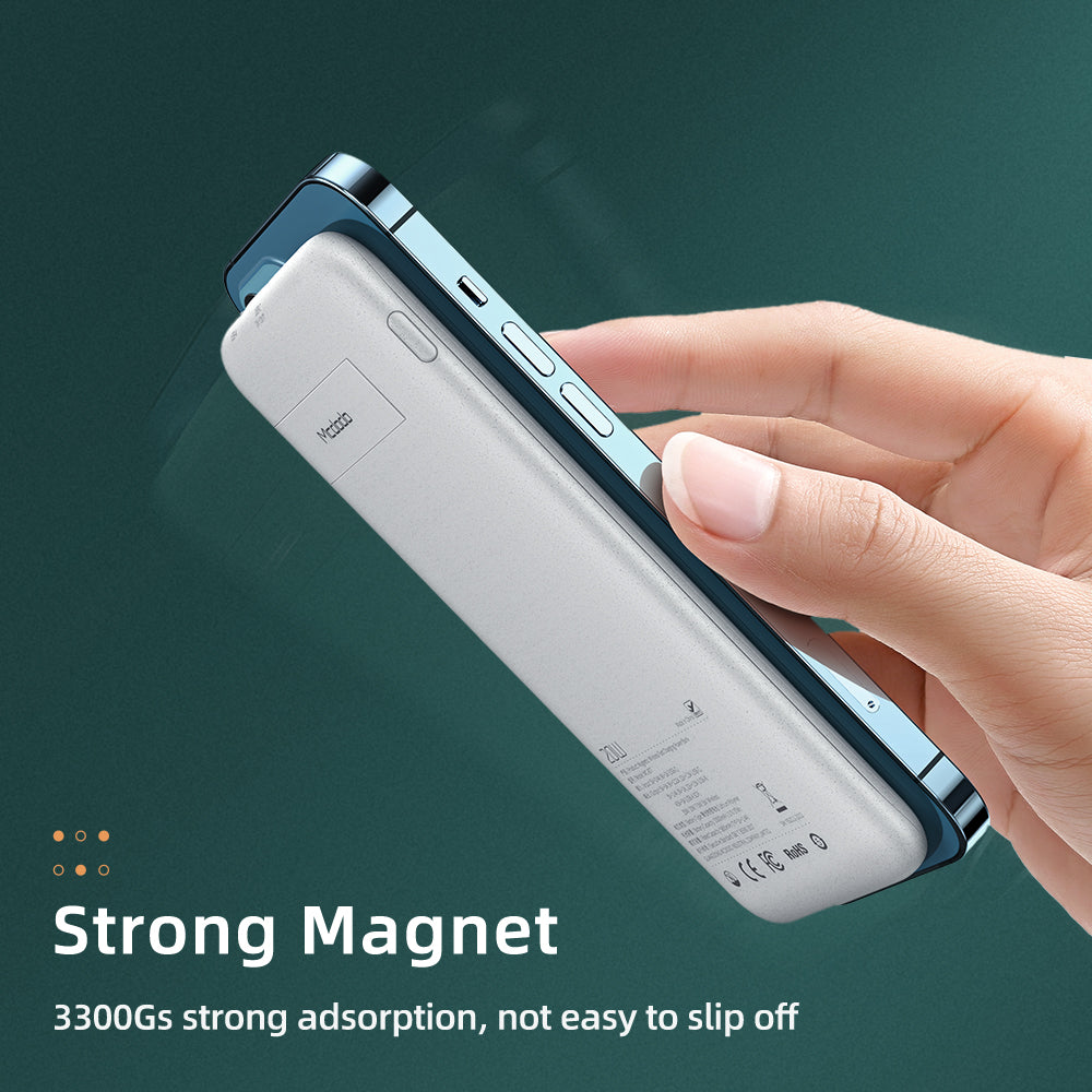 Magnetische kabellose Powerbank mit Rückclip – Bild 7 | LuxeStyle