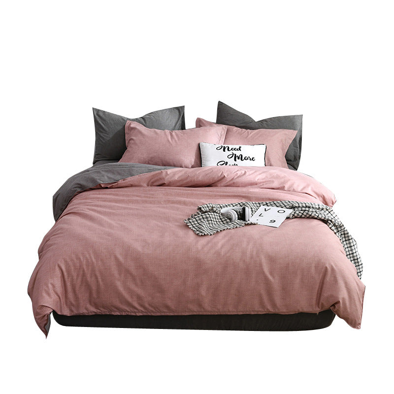 Einfaches 4-teiliges Bettwäsche-Set · 4 Stück – Bild 5 | LuxeStyle