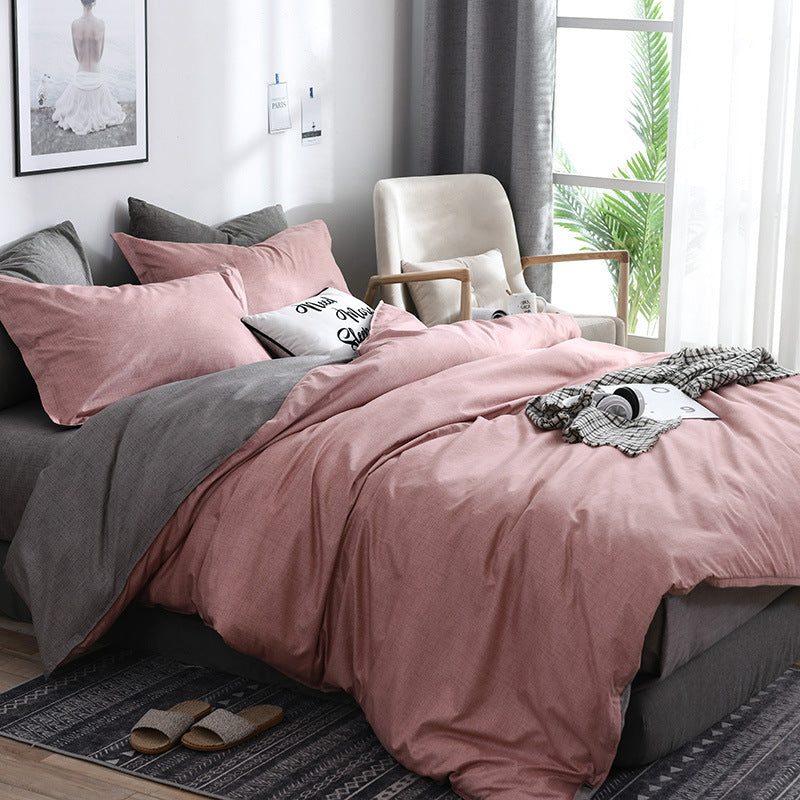 Einfaches 4-teiliges Bettwäsche-Set · 4 Stück – Bild 2 | LuxeStyle