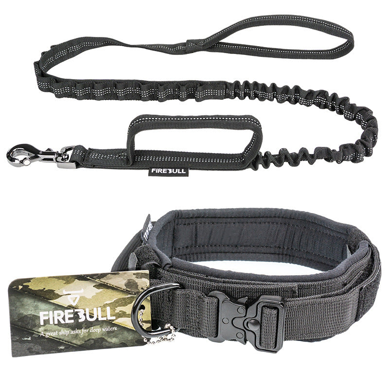 Taktisches Hunde-Halsband mit Leine – Bild 5 | LuxeStyle