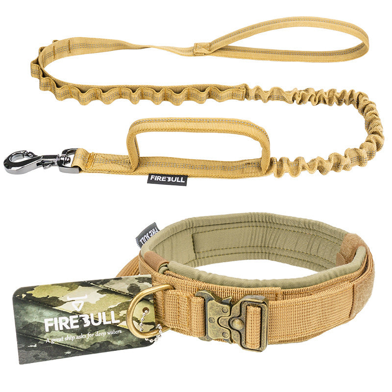 Taktisches Hunde-Halsband mit Leine – Bild 3 | LuxeStyle