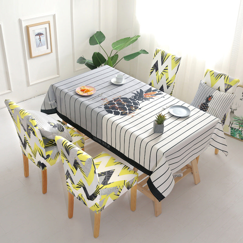 Tischdecke aus Baumwollleinen, wasserdicht – Bild 4 | LuxeStyle