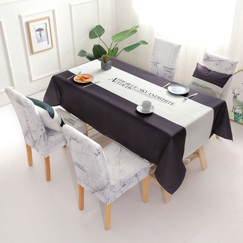Tischdecke aus Baumwollleinen, wasserdicht – Bild 3 | LuxeStyle