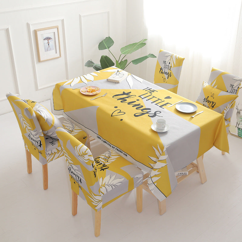 Tischdecke aus Baumwollleinen, wasserdicht – Bild 2 | LuxeStyle