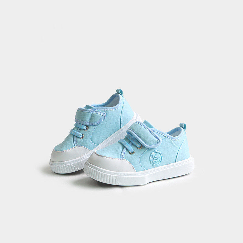 Kinder Canvas Lauflernschuhe mit Klettverschluss – Bild 5 | LuxeStyle