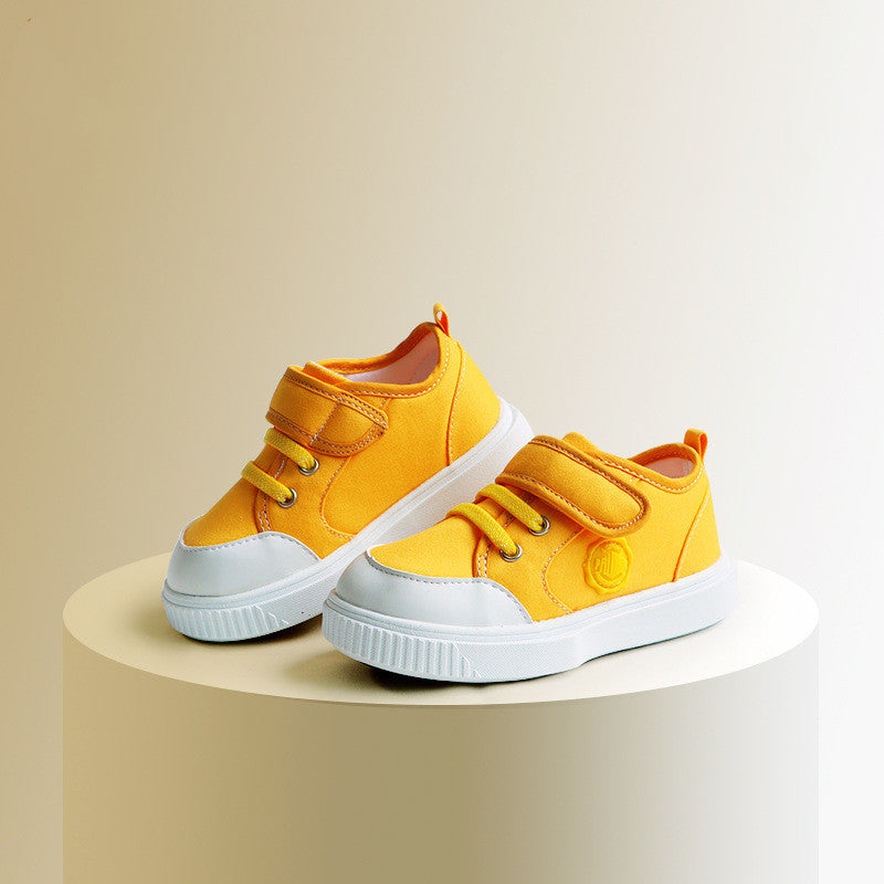 Kinder Canvas Lauflernschuhe mit Klettverschluss – Bild 1 | LuxeStyle