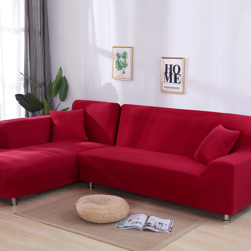 Elastischer Sofabezug – einfarbig – Bild 5 | LuxeStyle