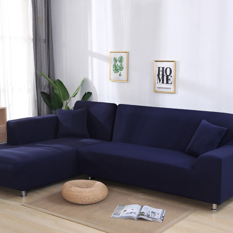 Elastischer Sofabezug – einfarbig – Bild 3 | LuxeStyle