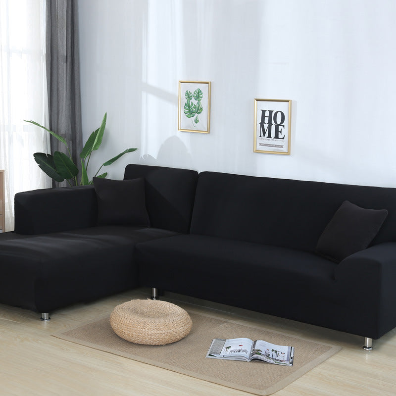 Elastischer Sofabezug – einfarbig – Bild 4 | LuxeStyle
