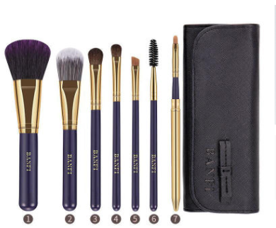 7-teiliges Pinselset für Augen-Make-up