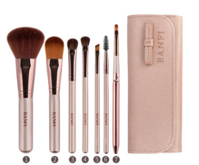 7-teiliges Pinselset für Augen-Make-up