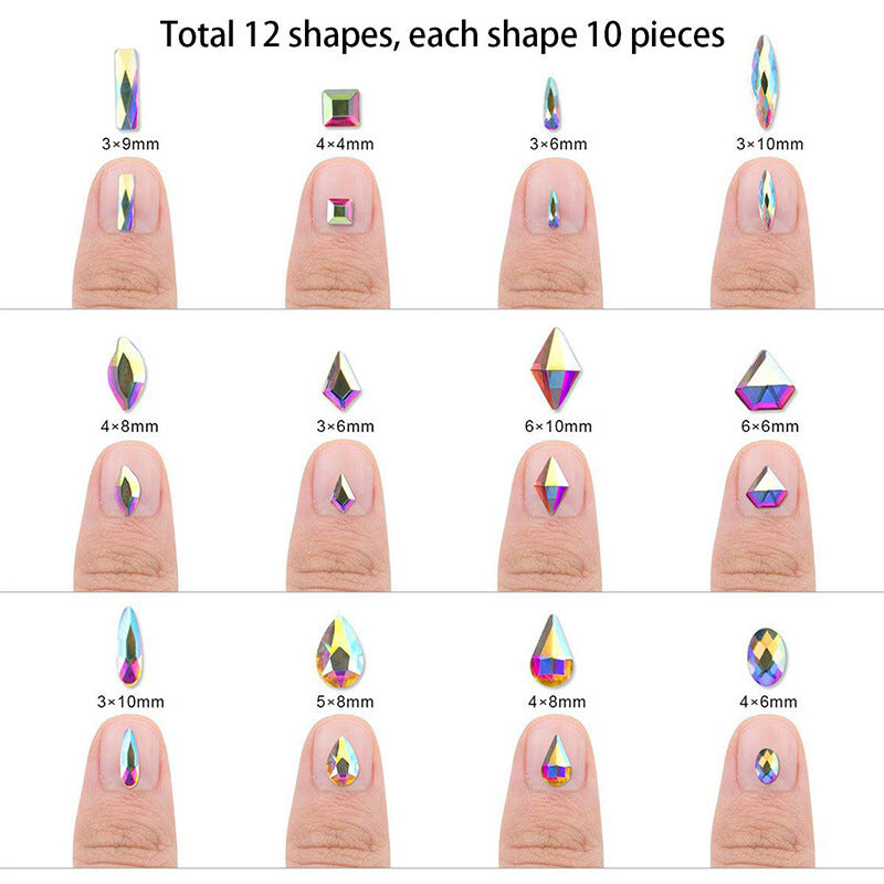 Nailart Strass-Set mit Applikator – Bild 5 | LuxeStyle