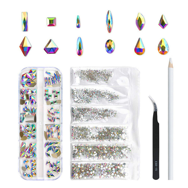 Nailart Strass-Set mit Applikator – Bild 1 | LuxeStyle