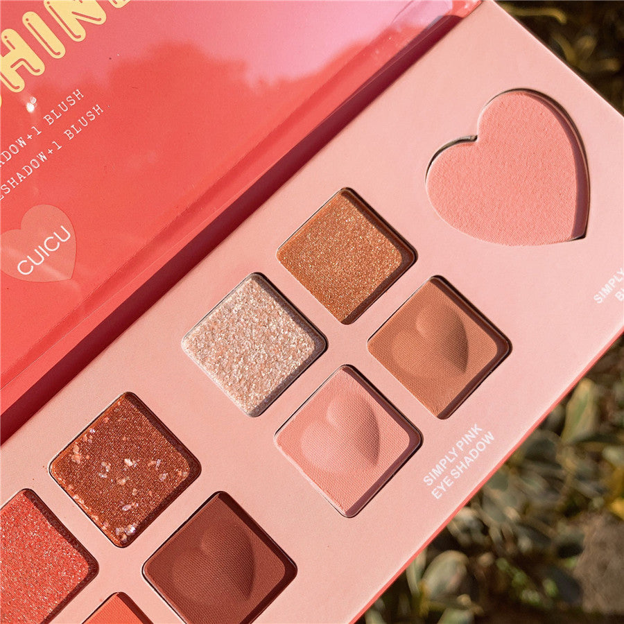 10 Farben Lidschatten-Palette Matt, Schimmer & Glitter – Bild 2 | LuxeStyle