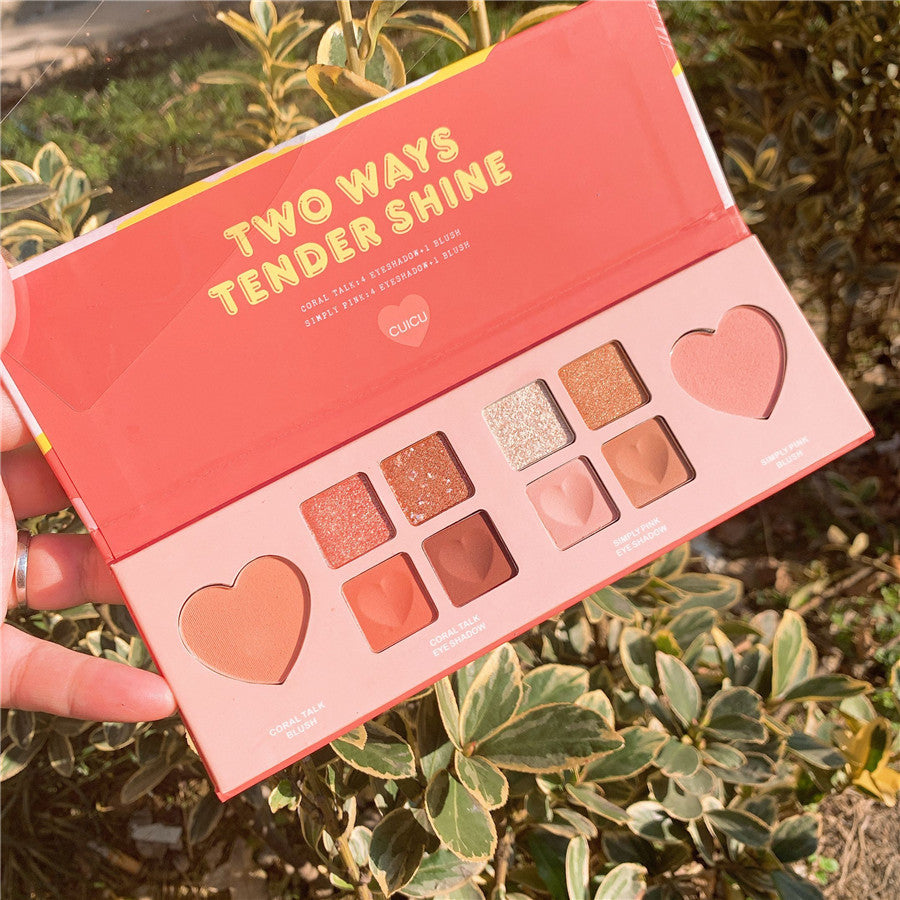 10 Farben Lidschatten-Palette Matt, Schimmer & Glitter – Bild 7 | LuxeStyle