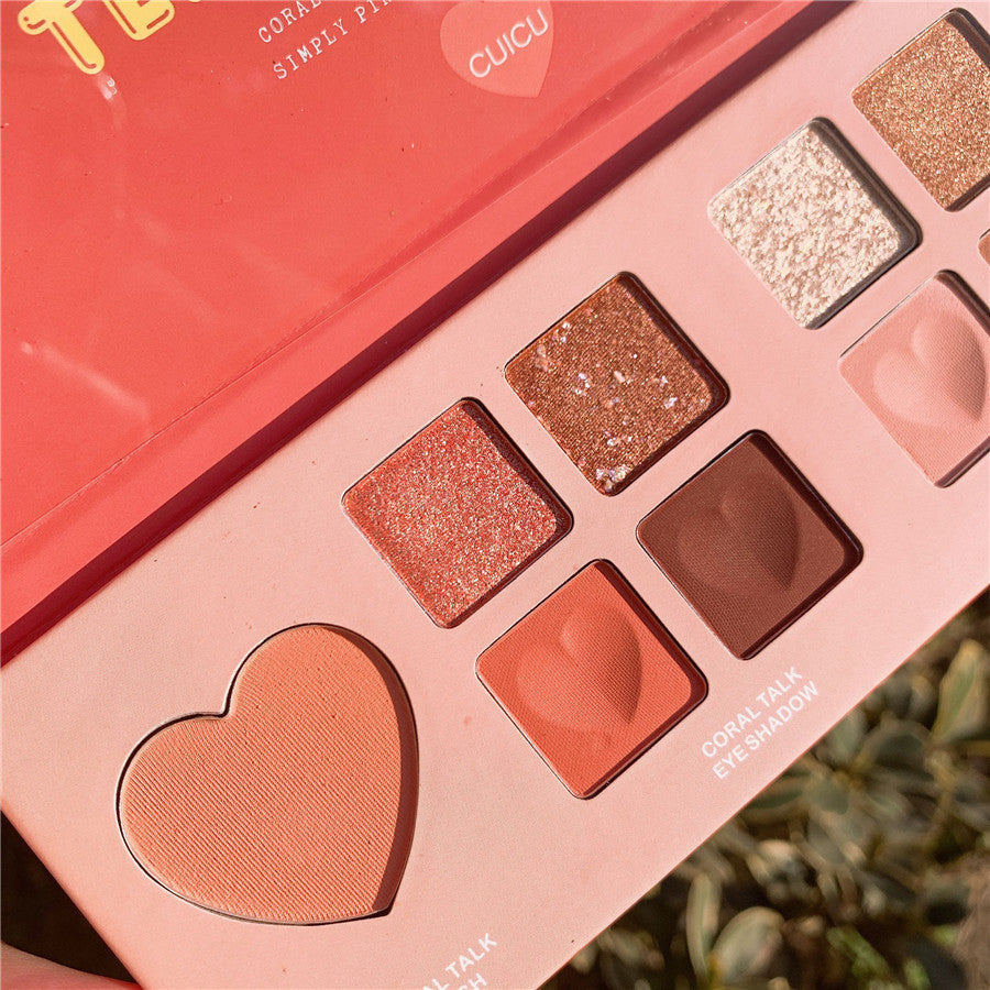 10 Farben Lidschatten-Palette Matt, Schimmer & Glitter – Bild 6 | LuxeStyle