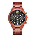 Chronograph Sport-Holzuhr für Herren | LuxeStyle