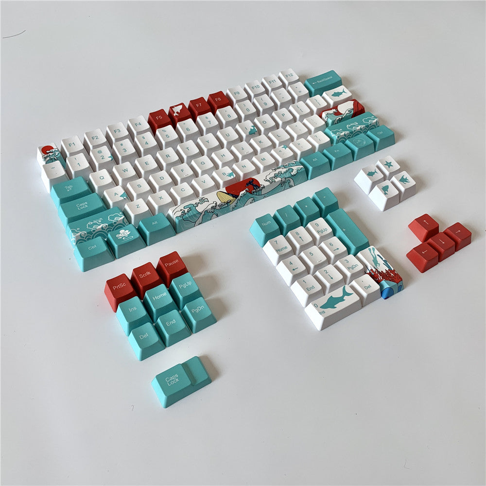Korallen-Tastenkappen-Tastatur – Bild 4 | LuxeStyle