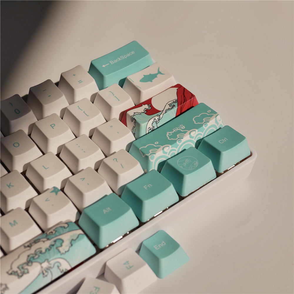 Korallen-Tastenkappen-Tastatur – Bild 5 | LuxeStyle
