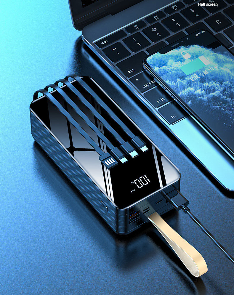 80'000 mAh Powerbank mit Leder-Lanyard
