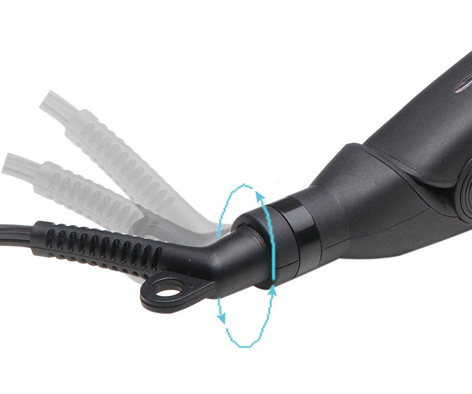 Glätteisen & Lockenstab 2-in-1 mit Keramikplatten