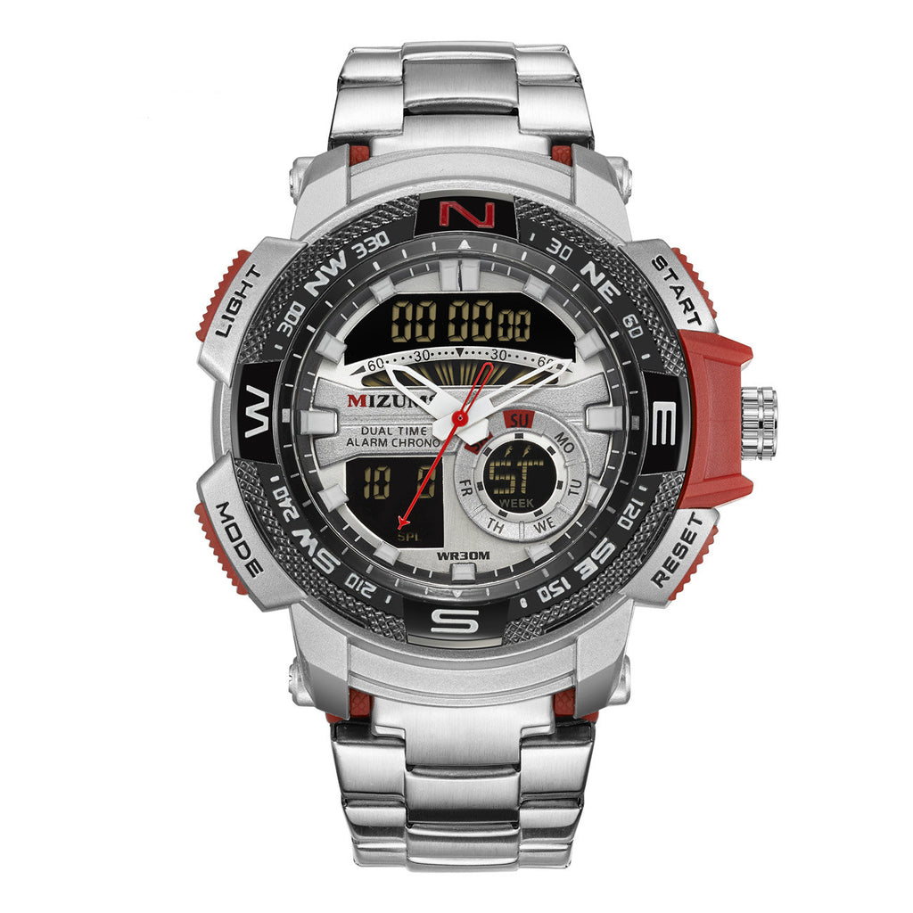 Wasserdichte Herren-Quarzuhr mit Stahlband – Bild 5 | LuxeStyle