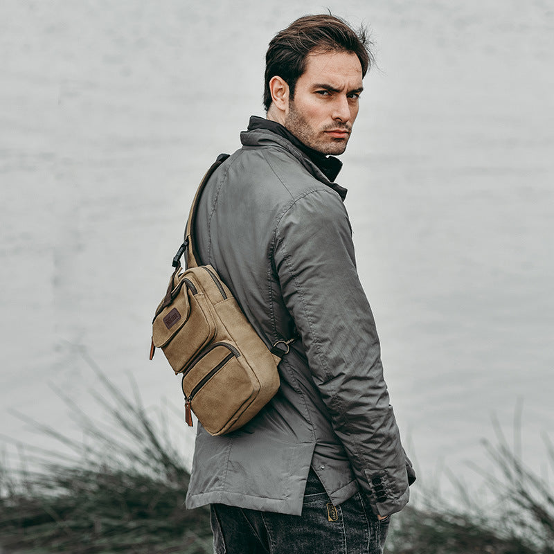 Brusttasche & kleiner Rucksack für Herren – Bild 5 | LuxeStyle