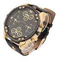 Grosse Herrenuhr mit Lychee-Lederarmband – Bild 8 | LuxeStyle
