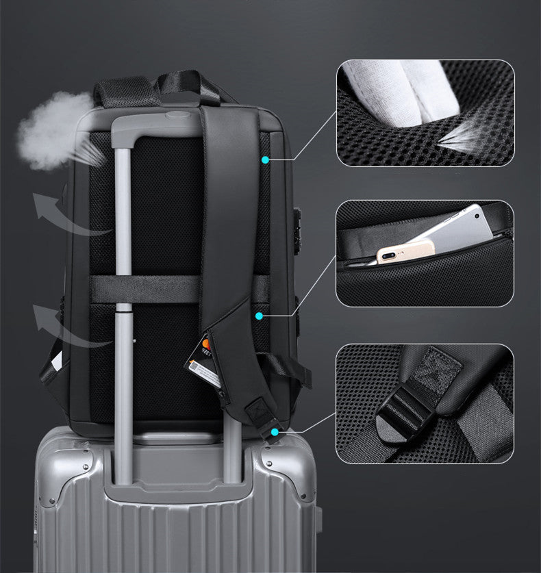 Business Notebook Rucksack für Uni & Freizeit – Bild 3 | LuxeStyle