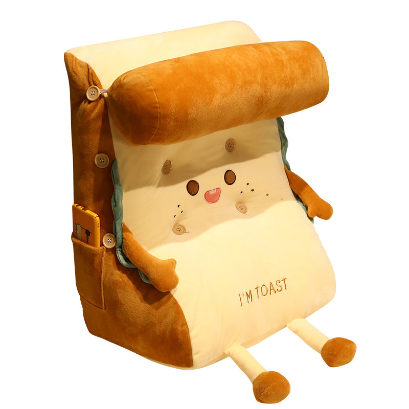 Toastbrot Kissen mit Kopfstütze | LuxeStyle