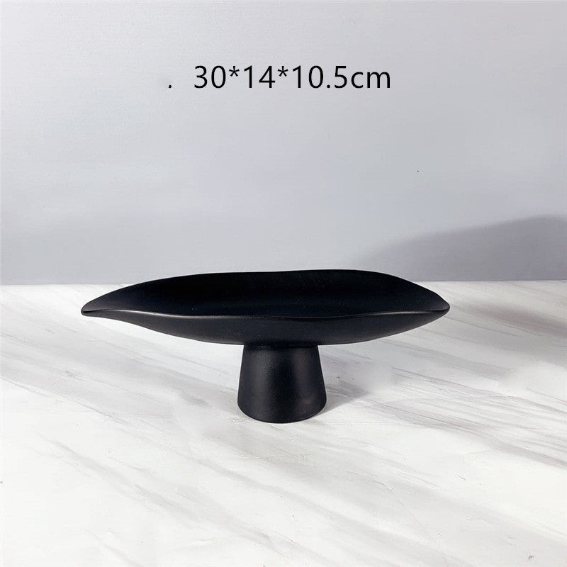 Fruchtschale aus Kunstharz, Schwarz/Weiss – Bild 6 | LuxeStyle
