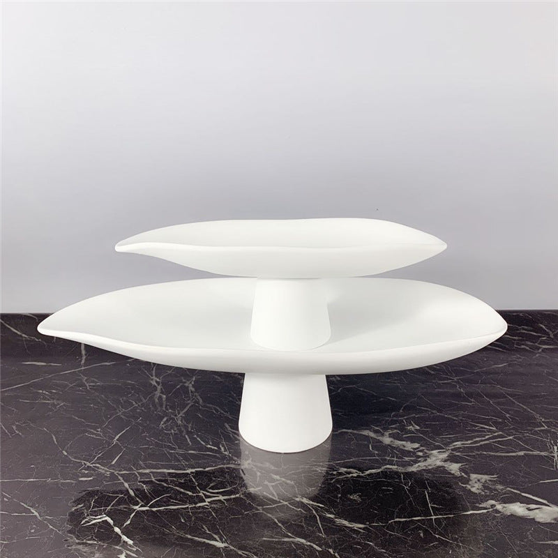 Fruchtschale aus Kunstharz, Schwarz/Weiss – Bild 9 | LuxeStyle