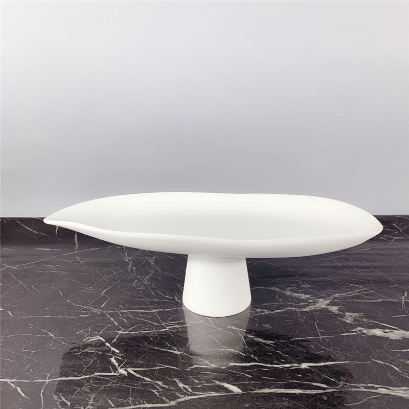 Fruchtschale aus Kunstharz, Schwarz/Weiss – Bild 3 | LuxeStyle