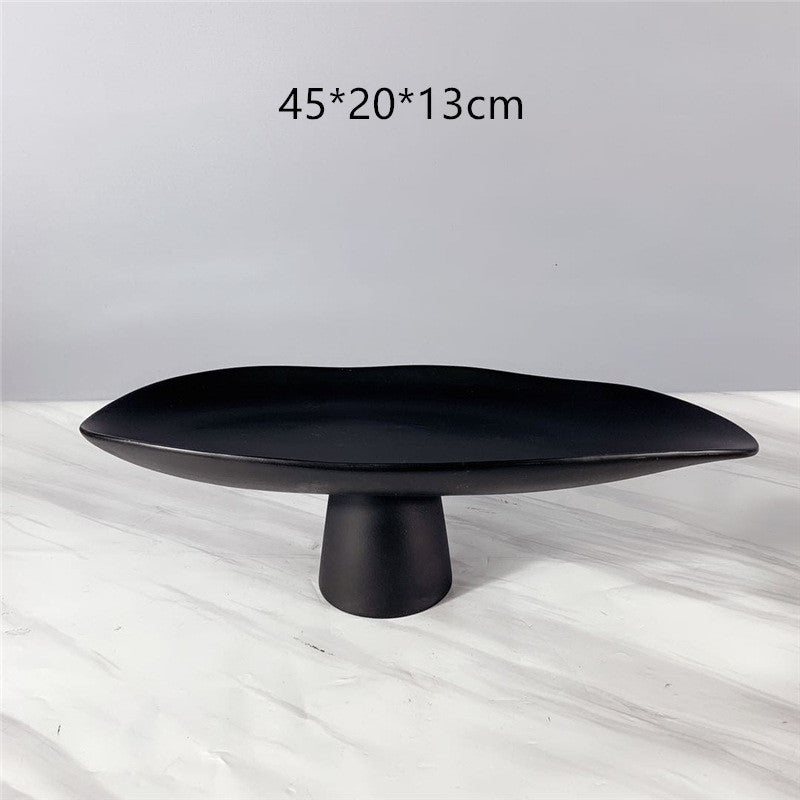 Fruchtschale aus Kunstharz, Schwarz/Weiss – Bild 8 | LuxeStyle