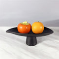 Fruchtschale aus Kunstharz, Schwarz/Weiss | LuxeStyle