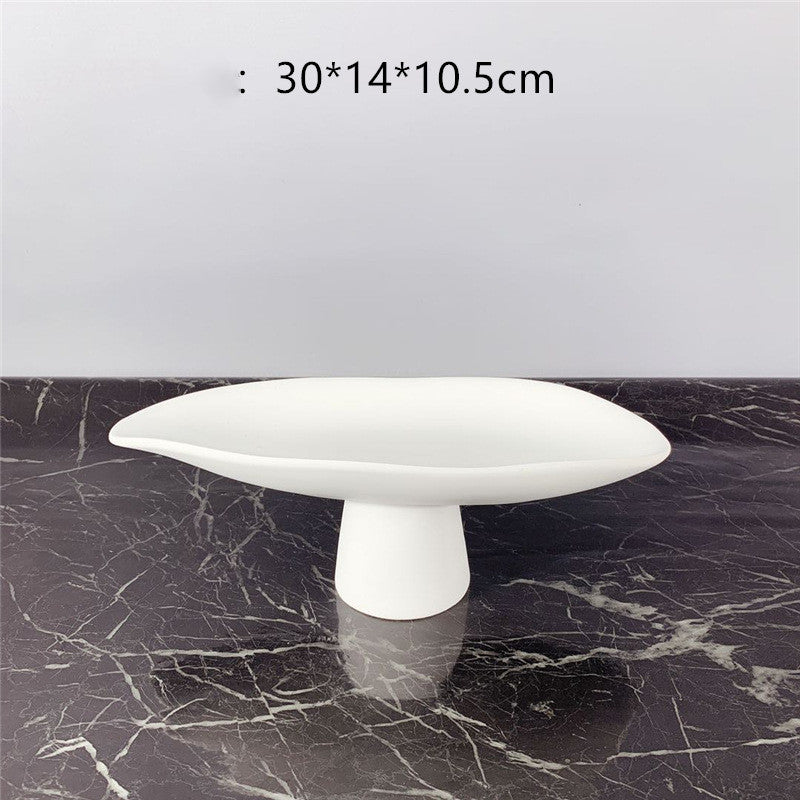 Fruchtschale aus Kunstharz, Schwarz/Weiss – Bild 5 | LuxeStyle