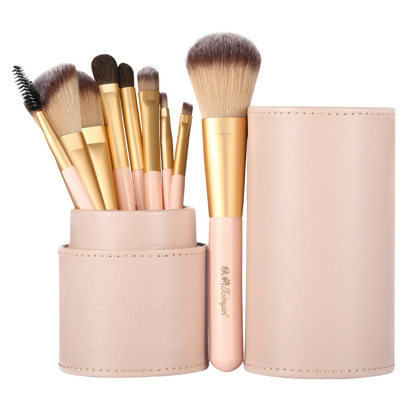 9-teiliges Pinsel-Set aus Kleinpferdehaar
