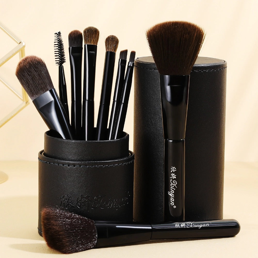 9-teiliges Pinsel-Set aus Kleinpferdehaar