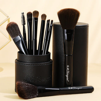 9-teiliges Pinsel-Set aus Kleinpferdehaar