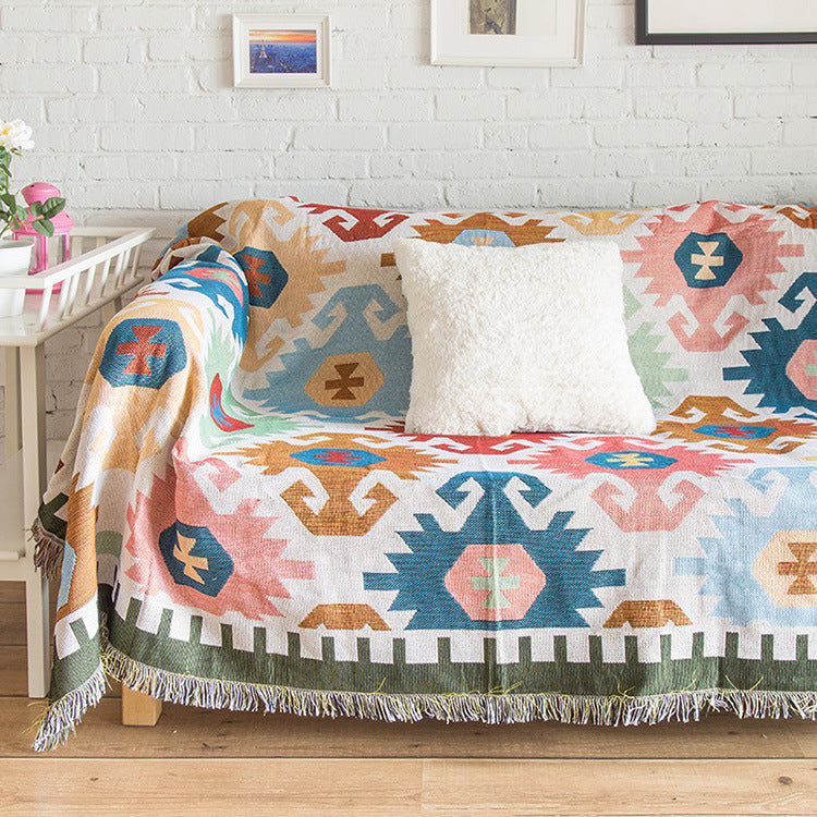 Retro Strickdecke für Sofa – Bild 1 | LuxeStyle