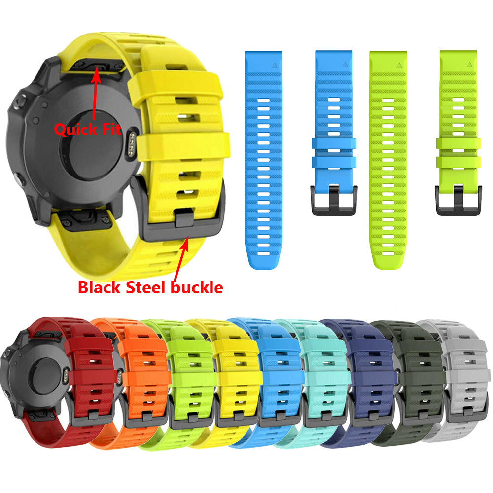 QuickFit Silikonarmband für Garmin Fenix – Bild 5 | LuxeStyle