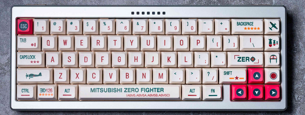 PBT Hot-Lift Keycaps, kabellos