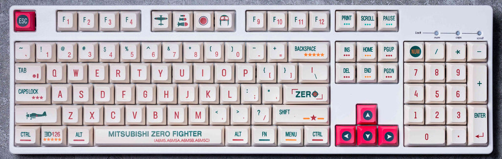 PBT Hot-Lift Keycaps, kabellos