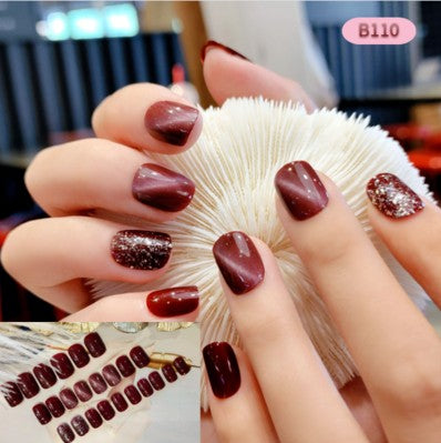 Opal-Look Press-on Nägel, lang (24 Stk.) – Bild 5 | LuxeStyle