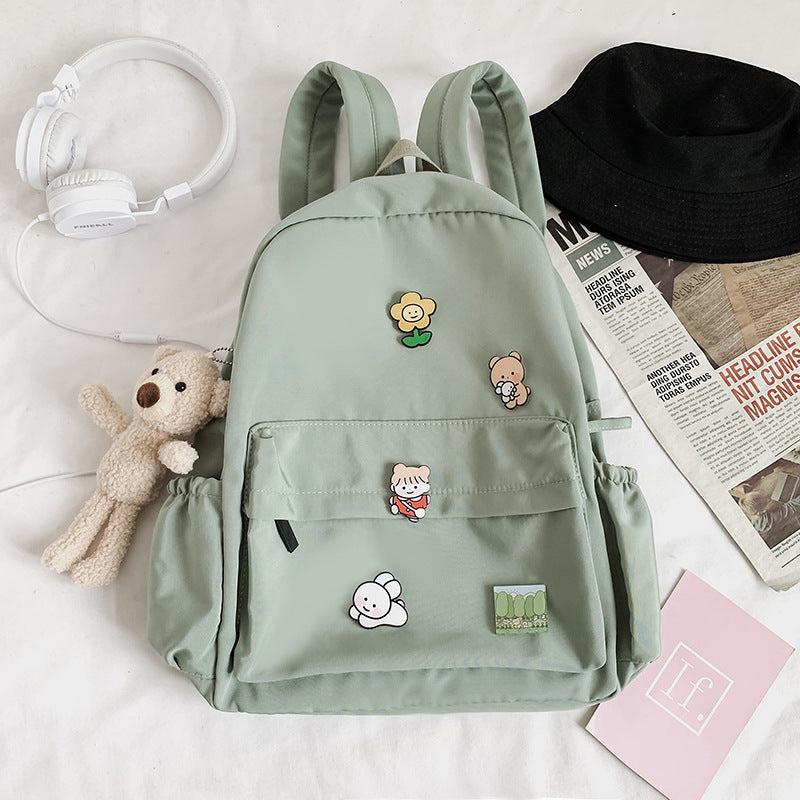 Canvas Rucksack mit Bären-Anhänger – Bild 6 | LuxeStyle