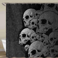 Duschvorhang mit Totenkopfmuster | LuxeStyle